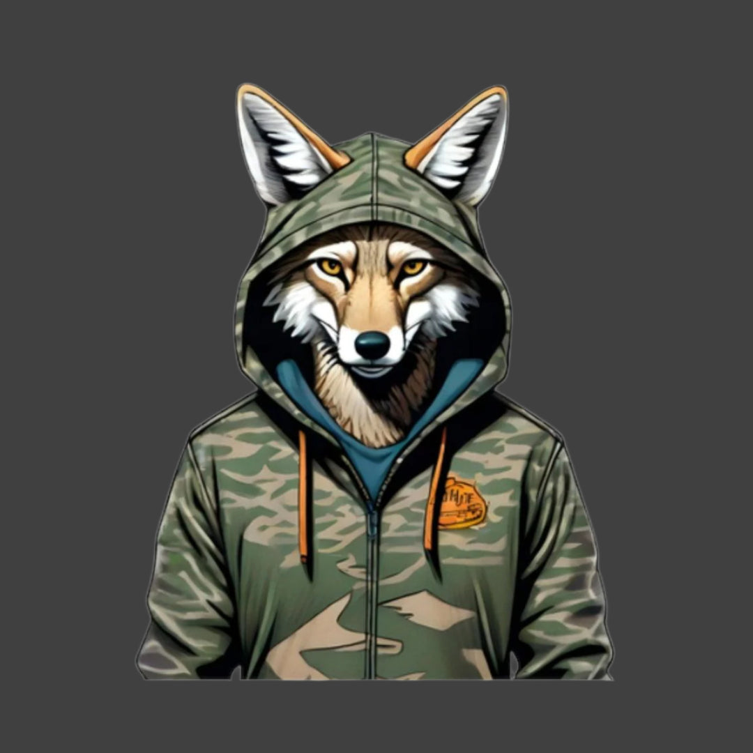 Coyote Vinyl Decal
