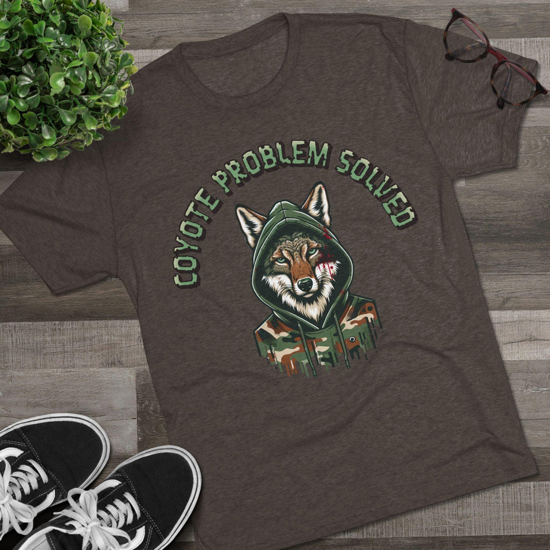 Coyote Problem Solved Graphic Tee Shirt