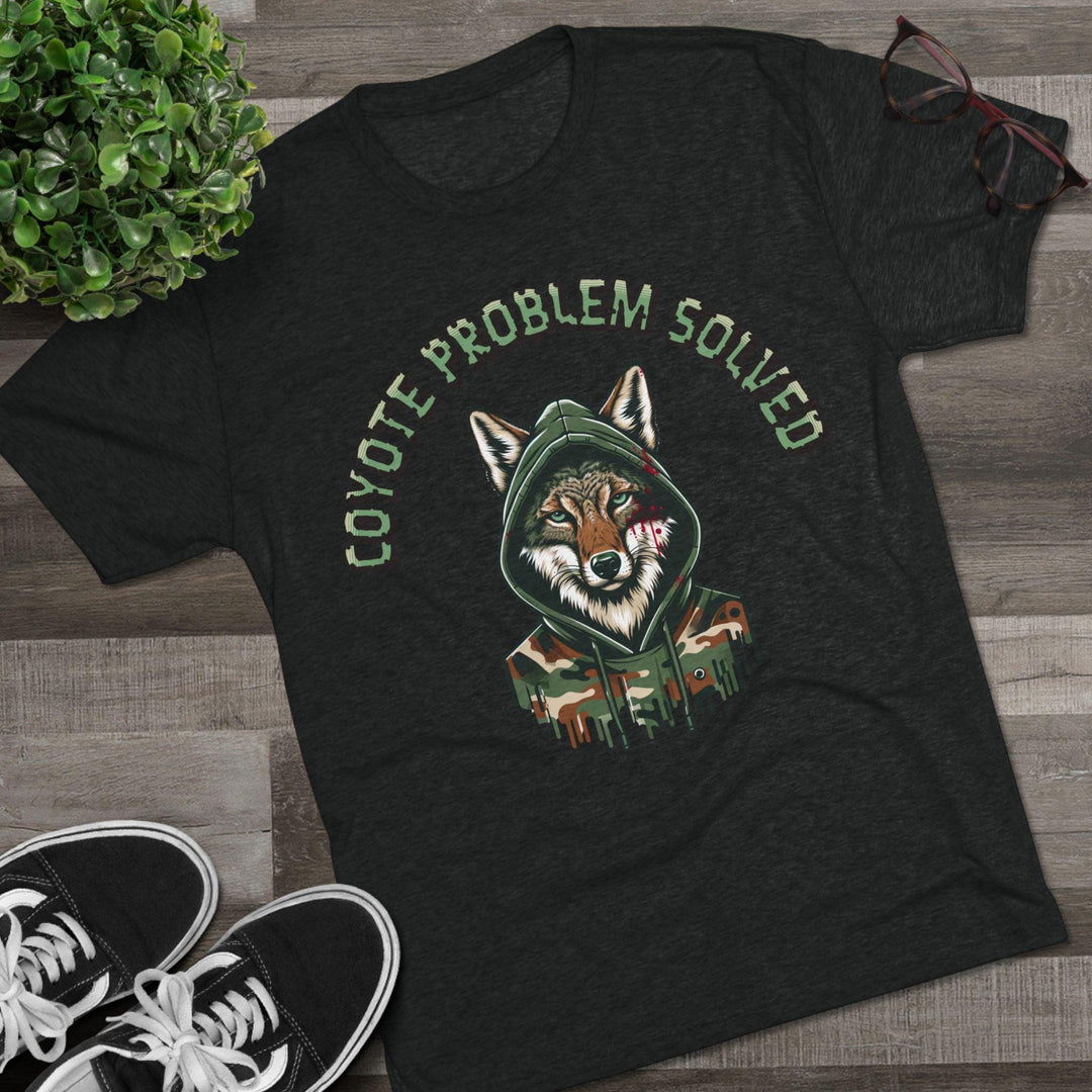 Coyote Problem Solved Graphic Tee Shirt