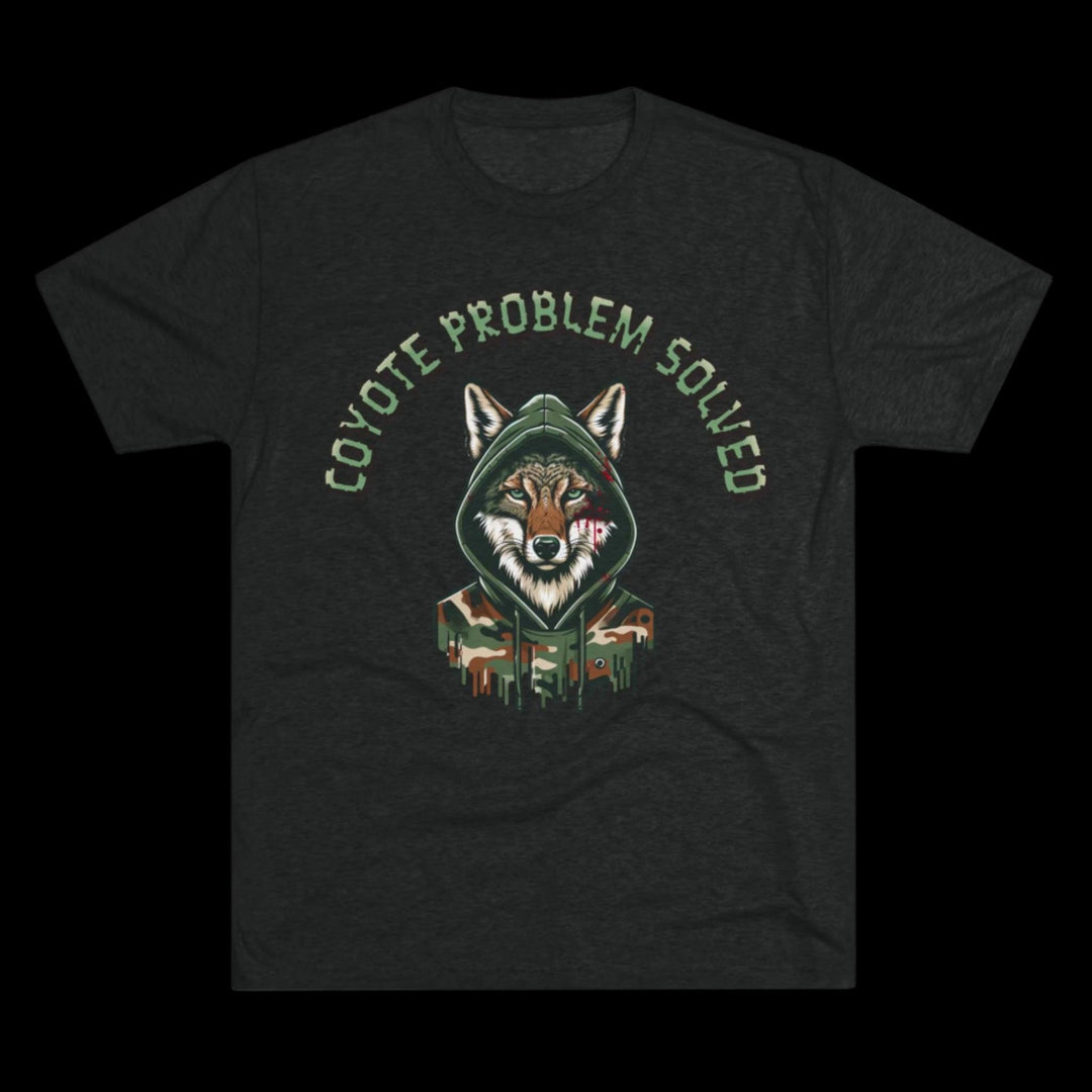 Coyote Problem Solved Graphic Tee Shirt